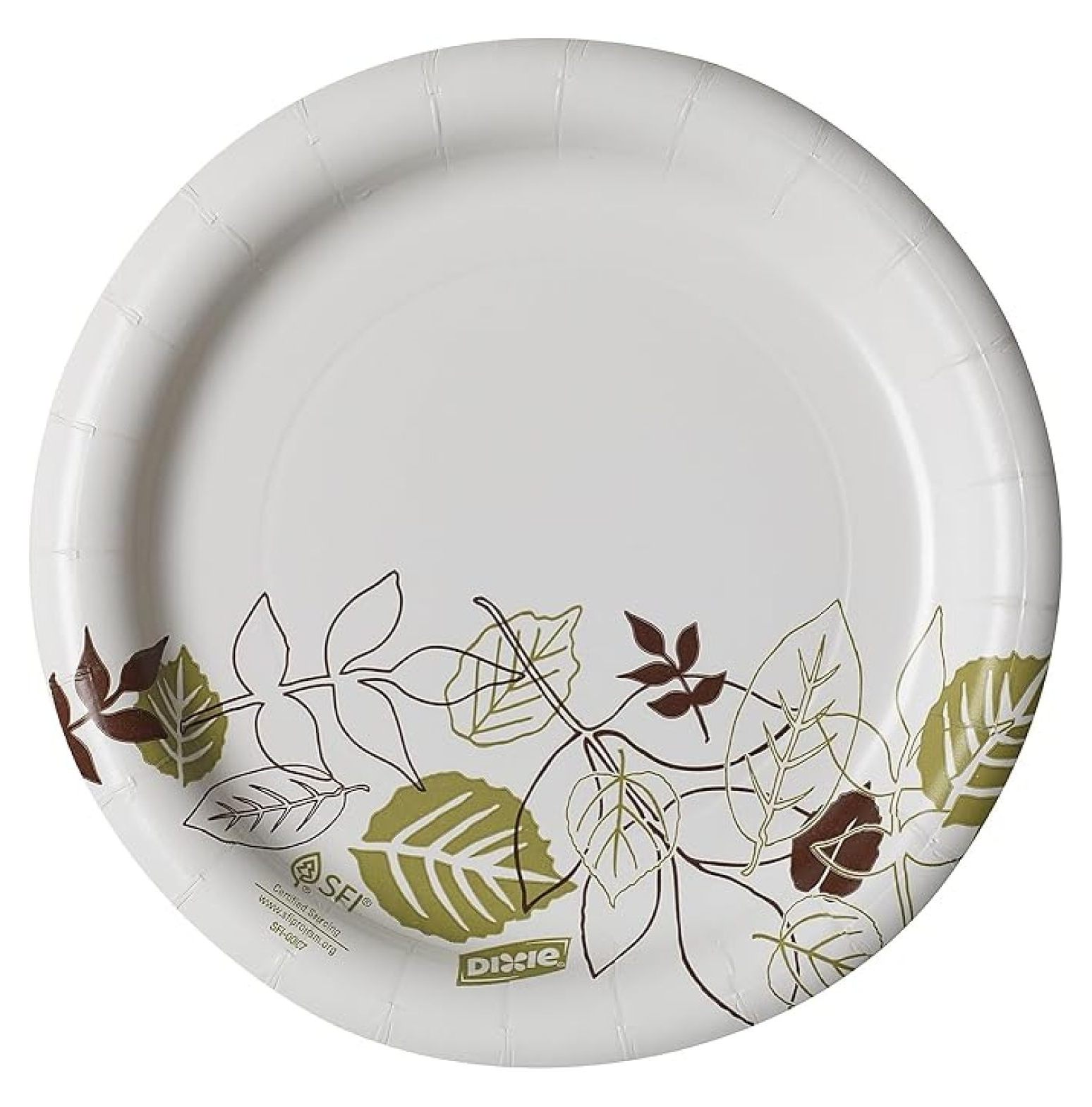 Pathways Medium-Weight Paper Plates, 6 7/8-inch, 500/Carton (UX7WS)