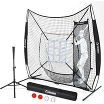 SKYSHALO 7 X 7 Ft. Baseball Softball Practice Net Portable Baseball Training Net For Hitting Batting Catching Pitching Backstop 77YCZYWWK77Y24NJKV01203 - The Home Depot