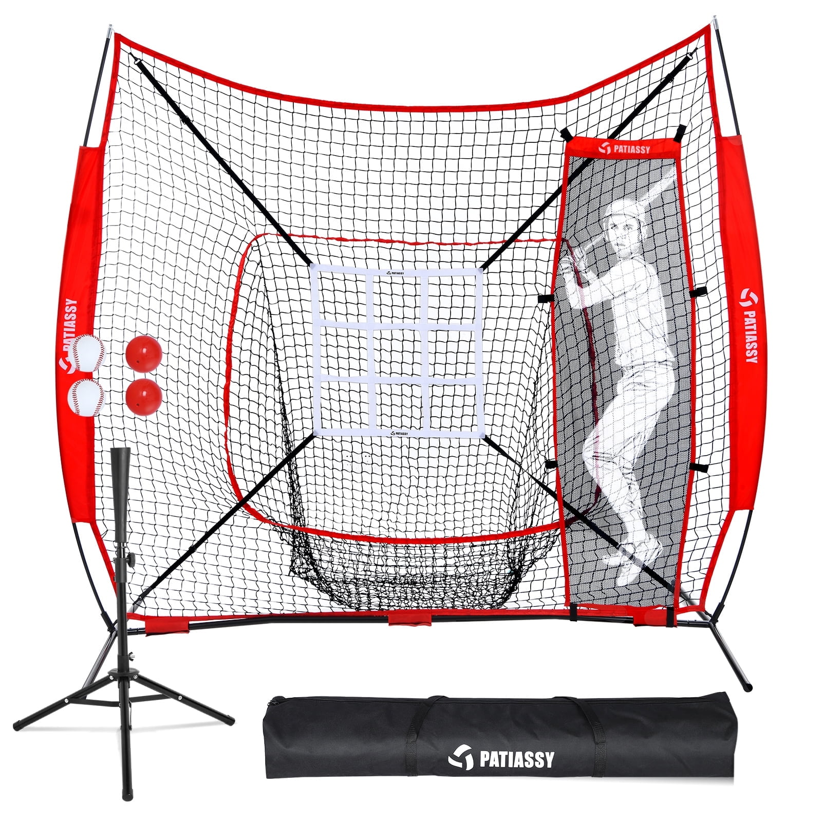 Filet De Baseball Zone De Frappe Cible Réglable Simple Installation Softball Baseball Lanceur Cible Pratique Équipement D'entraînement KAESI | FR