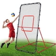 thumbnail image 1 of Patiassy 7x4 FT Volleyball Rebounder Net, Adjustable Angle Bounce Back Trainer for Solo Practice, Foldable Volleyball Training Equipment for Spiking, Passing, Serving & Bumping, 1 of 10