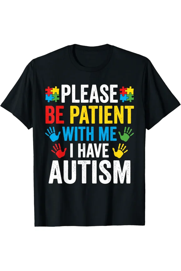Patience Please Autism Awareness Autistic Support Boys T-Shirt