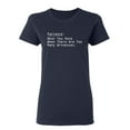 thumbnail image 1 of Patience What You Have When There Are Too Many Witnesses Sarcastic Novelty Gift Idea Adult Humor Funny Women's Casual Tees, 1 of 3