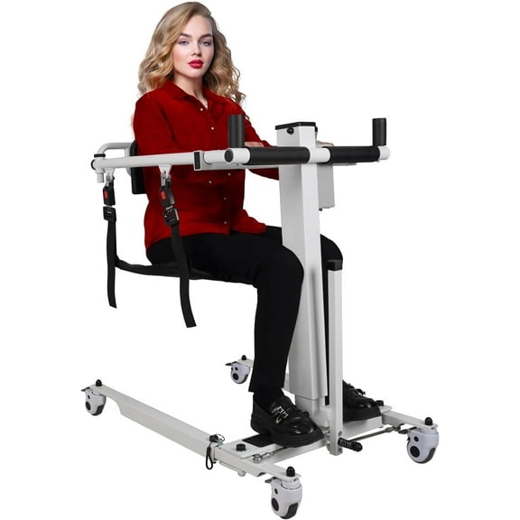 Patient Lift Transfer Chair - Electric Assist Lift Aid for Home Care Use