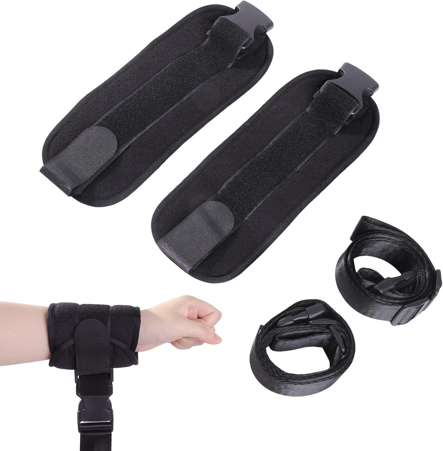Patient Medical Restraints, Limb Holders with Quick Release Buckle ...