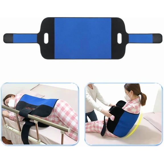 Patient Transfer Belt, Turning Aid for Elderly, Adjustable Lifting Device, Bed Sore Prevention Tool, Hospital Equipment, Home Care Assistance, Mobility Support Strap, Senior