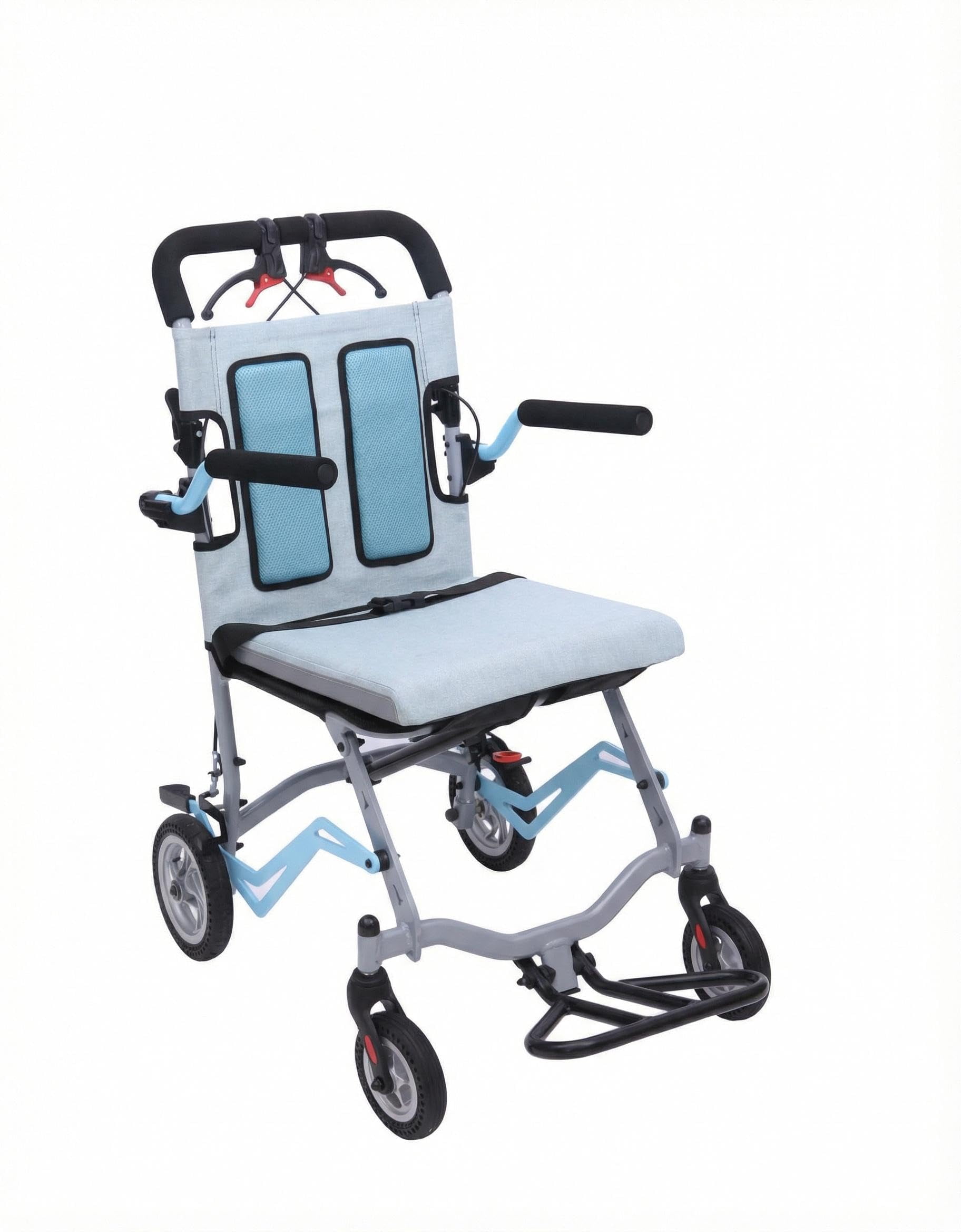 Patient Transfer Chair and Bedside Commode, Lift Style with Hydraulic ...