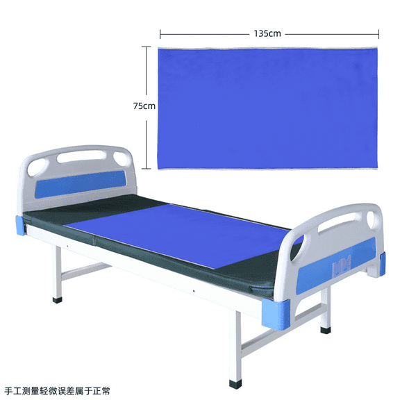 Patient Transfer Sheet, Sliding Sheets for Bed Mobility, Tubular Slide Sheets for Moving Patients with Low Friction Coating, Waterproof Assist Device for Turning Repositioning in Blue