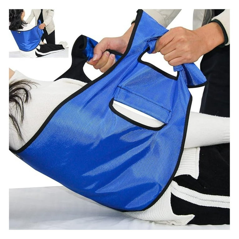 Patient Transfer Sling with Handles, Padded Positioning Pad for