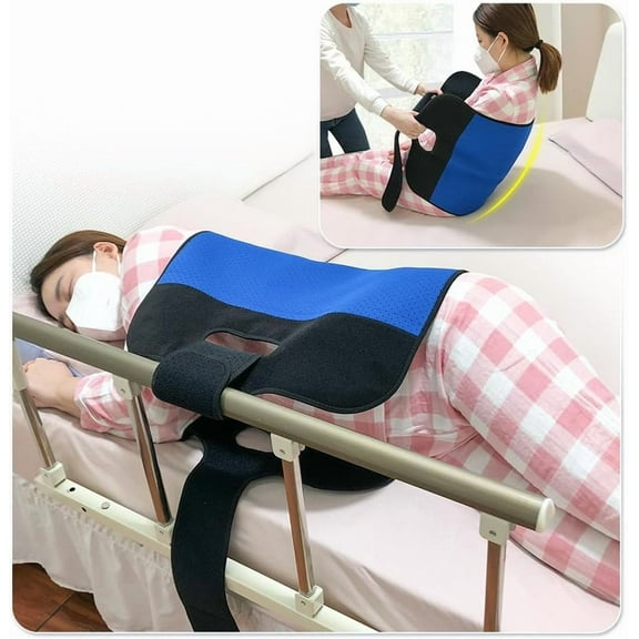 Patient Turning Device Transfer Belt Sling For Elderly Bedridden Lifting Mobility Aid Nursing Handles Diaper Change Positioning Daily Living