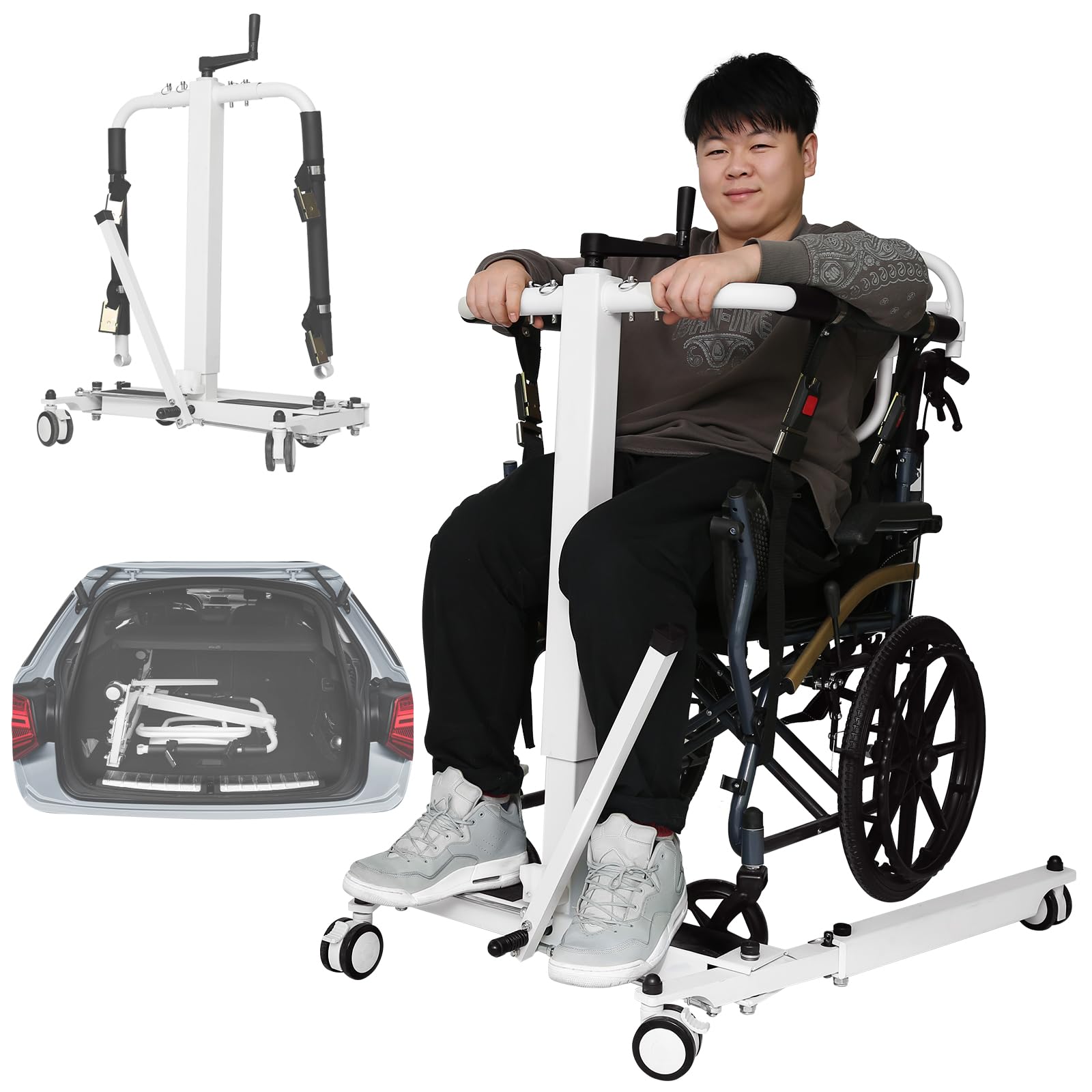 Patient Wheelchair Lift For Home, Easy To Assemble And Disassemble