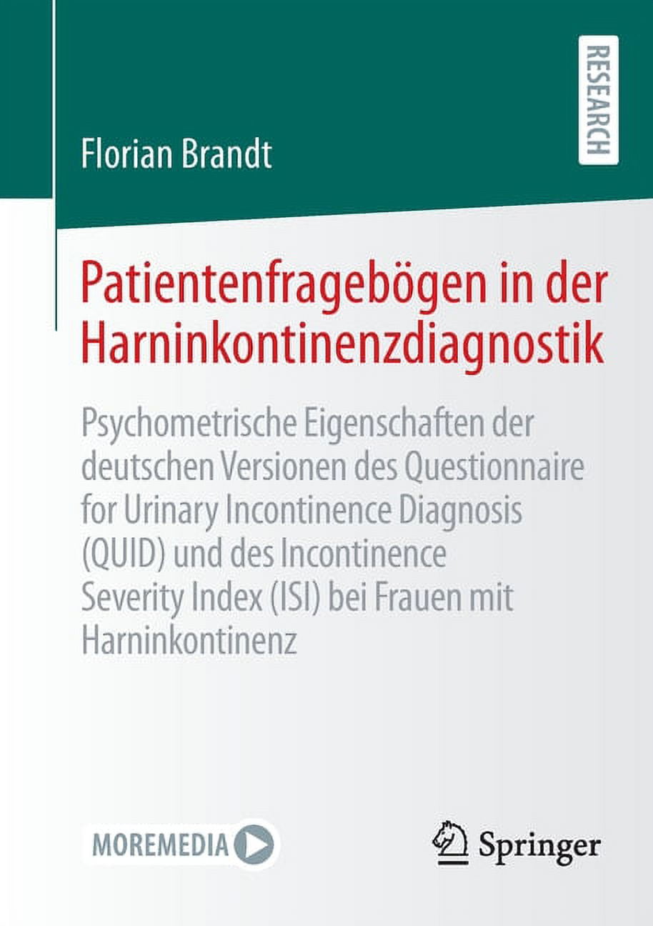 Patientenfragebögen in Der Harninkontinenzdiagnostik Psychometrische