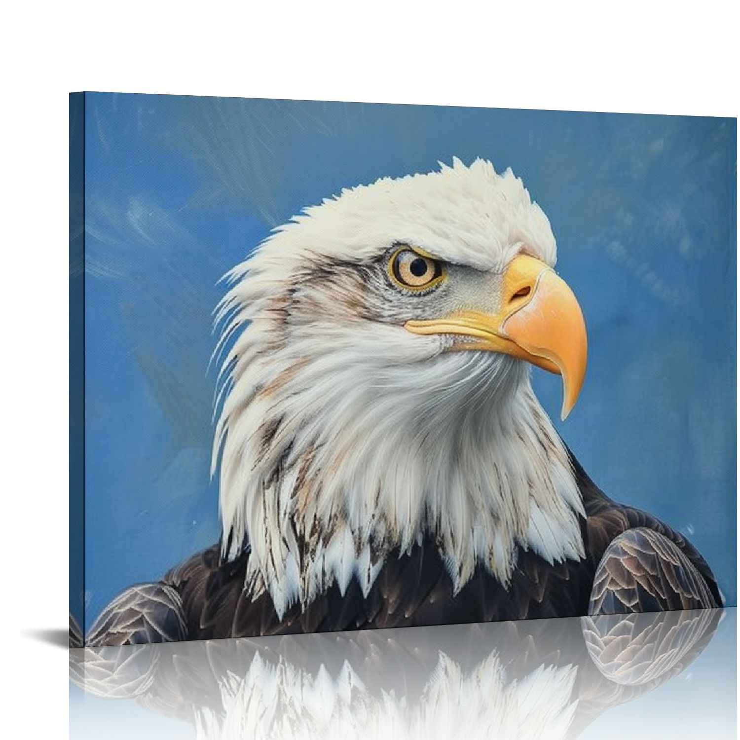 Patifu Bald Eagle Fine Art Aesthetic Poster & Print Wall Painting