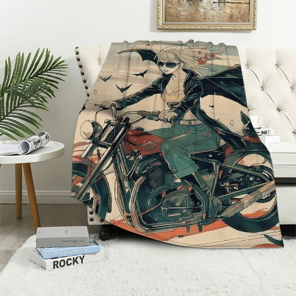 Patifu Bats Warm Lightweight Blanket Soft Fleece Throw Blanket for Living Rooms Sofa Decor All Seasons 3 Sizes 60x80in