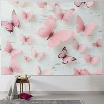 Patifu Butterflies Tapestry Wall Hanging Unique Style Graphic Tapestries Home Wall Decor Art Living Room Bedroom Apartment Farmhouse Dorm 40x30inch