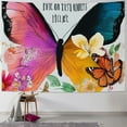 thumbnail image 1 of Patifu Butterfly Bible Verse Unique Tapestry Wall Hanging - Graphic Tapestries Home Wall Decor Art for Living Room Bedroom Apartment Farmhouse Dorm 40x30inch, 1 of 6