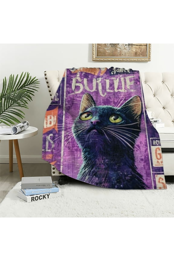 Cat Gifts for Cat Lovers, Cat Lover Gifts for Women, Cat Gifts, Gifts for Cat Lovers, Cat Blankets for Cat Lovers, Cat Blankets 50x60in