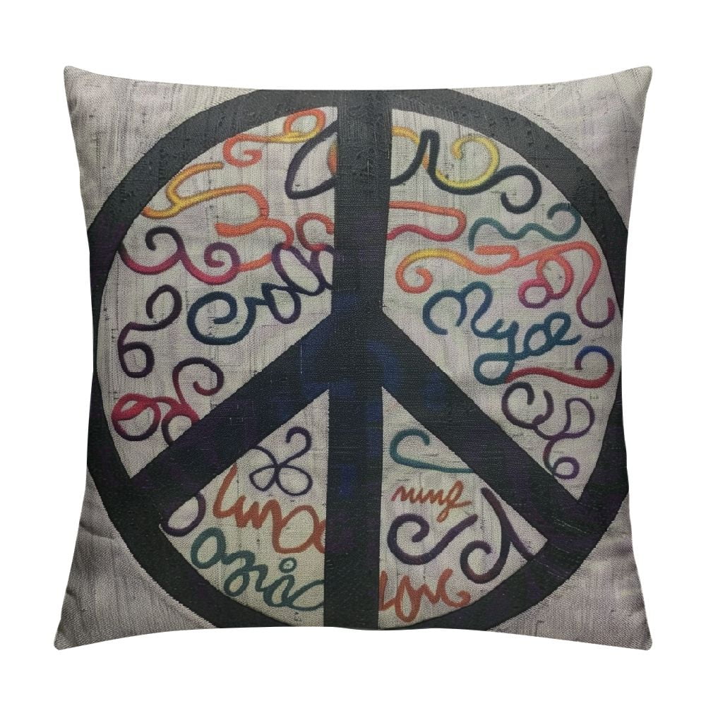 Patifu Decorative Throw Pillow Cover for Couch Sofa,Don't Worry Be