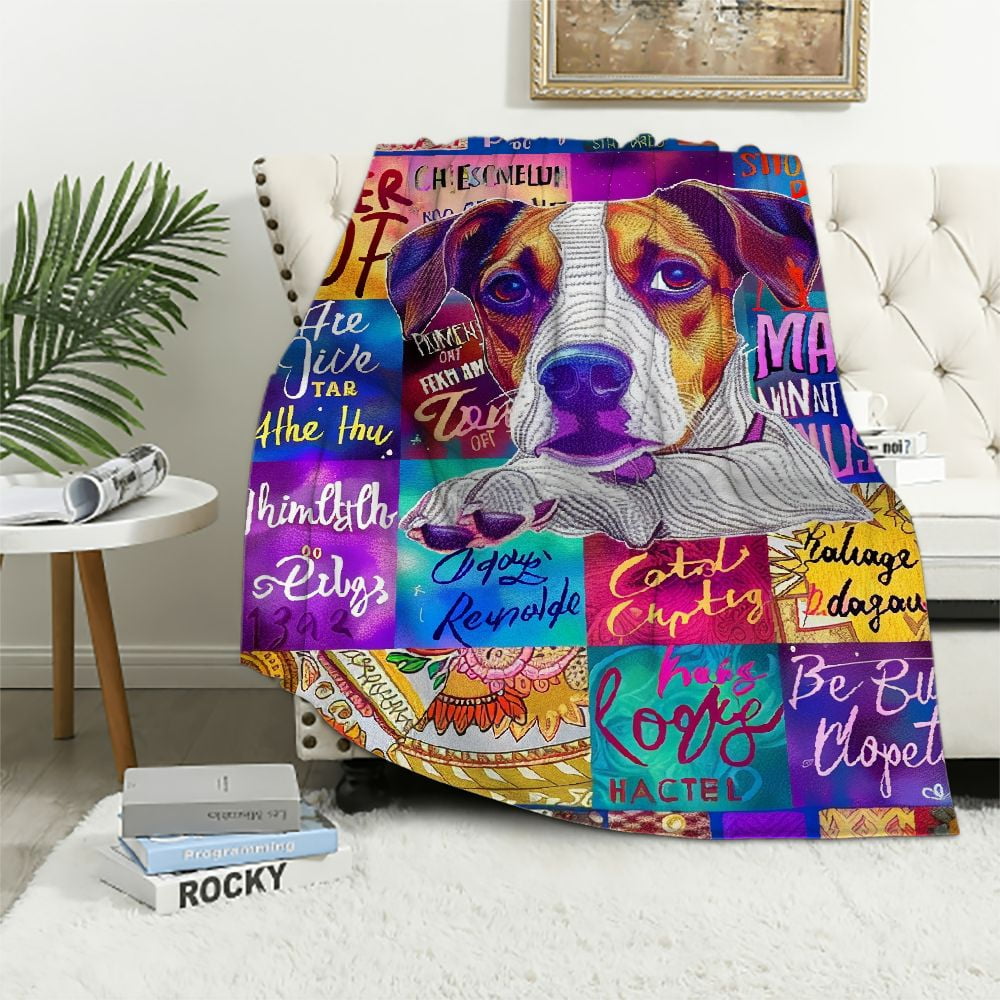 Patifu Dog Mom Gifts for Women,Mothers Day Dog Mom Blanket Gifts for