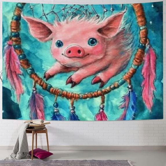 Patifu Dream Catcher Tapestry Wall Hanging Unique Style Graphic Tapestries for Home Wall Decor Art Living Room Bedroom Dorm, Polyester Fabric 50x40inch