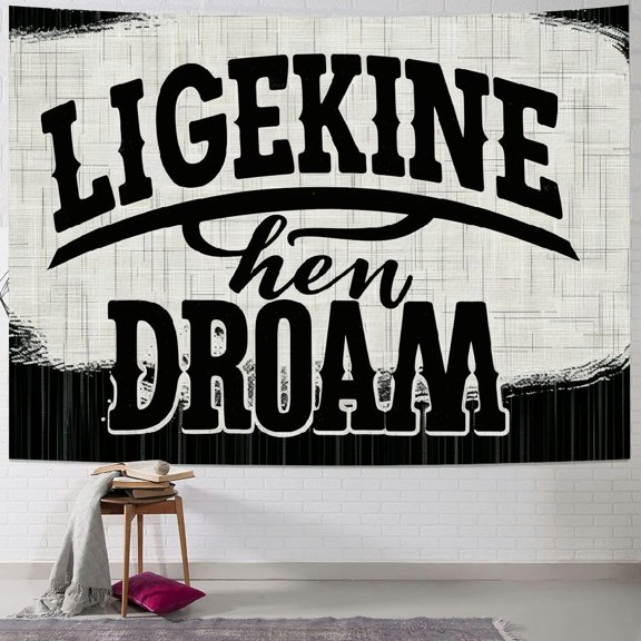 Patifu Dream Tapestry Wall Hanging Unique Style Graphic Tapestries for Home Wall Decor Living Room Bedroom Dorm 40x30inch