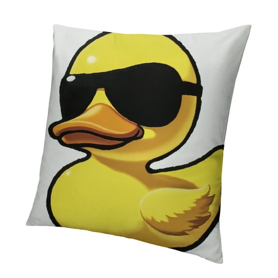 Patifu Duck Pillow Covers Ducks Gifts for Girls Duck Lovers, Cute Duck Gifts, Just a Girl Who Loves Ducks Pillow Case, Duck Decor 12x12in