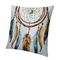 thumbnail image 1 of Patifu Feather tribe design round decoration pillowcase sofa bed 20x20in, 1 of 5
