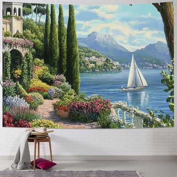 Patifu Forest Tapestry Scenery Wall Tapestry Nature Landscape Tapestries,for Home Office Dorm Indoor and Outdoor Decoration 40x30inch