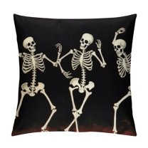 Patifu Halloween Pillow Cover Ghost  Halloween Lumbar Pillow Covers Decorations Outdoor Halloween Pillows Decorative for Halloween Home Decor for Sofa Halloween Throw Pillow Covers  12x12in
