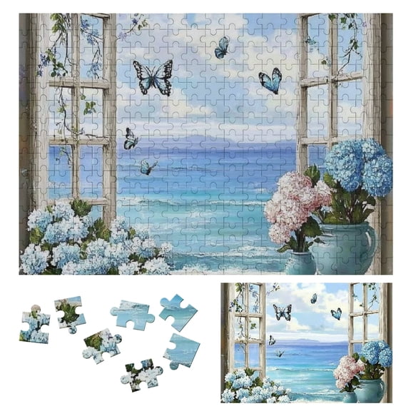 Patifu Impossible Wooden Puzzles Flowers - Eco-Friendly Family Friends Gift 300 PCS