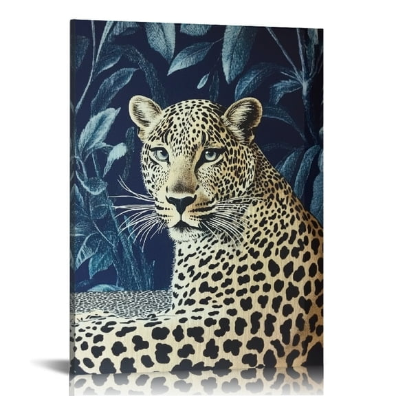 Patifu Leopard Wall Decor Canvas Art for Living Room Bedroom Office 16x20 in