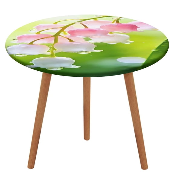 Patifu Lily of The Valley After The Rain Table Cloth, Waterproof Oil-Proof, Wipeable Spill-Proof Table Cover for Dining Table, Heavy Duty Durable Tablecloth for Kitchen, Party, Picnic, Home Decor,