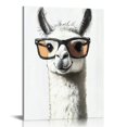 thumbnail image 1 of Patifu Llama Canvas Wall Art Living Room Bedroom Home Office Decor 12x16 in, 1 of 5