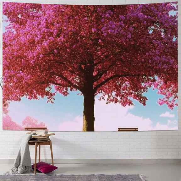 Patifu Natural Mystery Flower Small Wall Tapestry Ladies Tapestry is suitable for background wall decoration 40x60inch