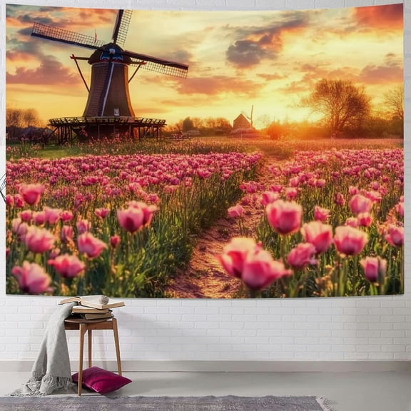 Patifu Nature Forest Tapestry,Scenery Wall Tapestry,Mountain Tree Tapestry,for Home Office Dorm Indoor and Outdoor Decoration 60x50inch