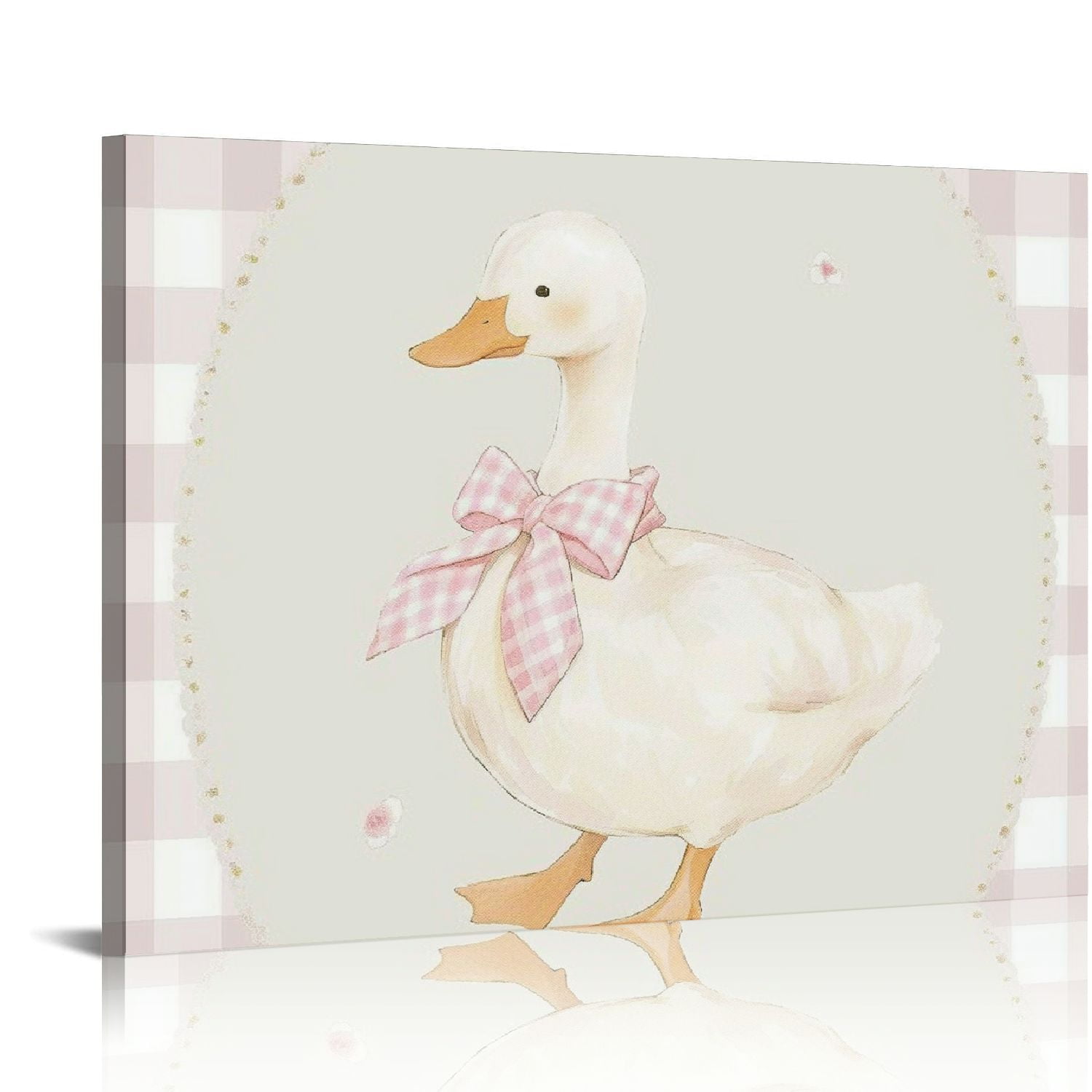 Patifu Nursery Goose Wall Art Girl Coquette Canvas Wall Decor Baby Room ...