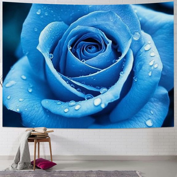 Patifu Rose Water Droplets Tapestry Wall Hanging Unique Style for Home Wall Decor Art Living Room Bedroom Apartment Farmhouse Dorm 40x30inch