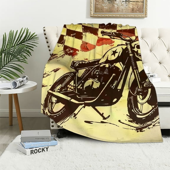 Patifu Skull Theme Warm Lightweight Blanket Soft Fleece Blankets All Seasons Decor Gift 40x50in