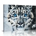 Patifu Snow Leopard Fine Art Aesthetic Poster & Print Wall Painting for