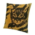 thumbnail image 1 of Patifu The Tiger Silk  Pillow Cover Velvet Back Throw Pillow Cover Cushion Cover Animal Print Pillow Covers Rustic Decortaive Pillowcase with Zipper Home Decor  12x12in, 1 of 5