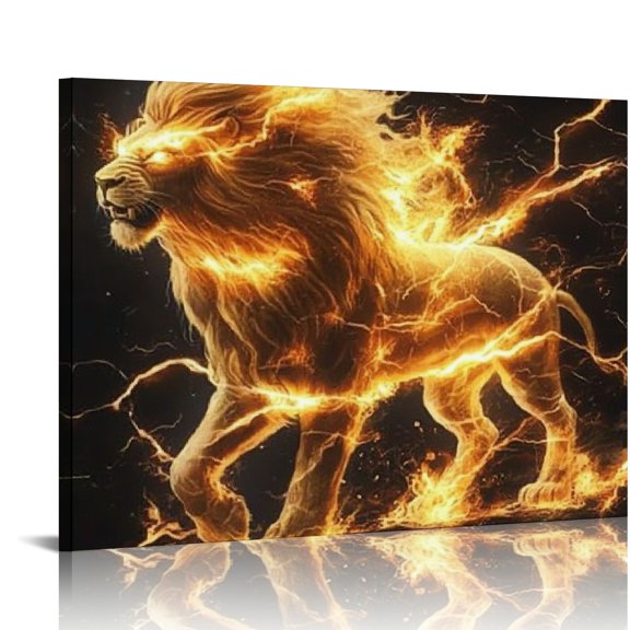 Patifu Wall Art Canvas Print For Living Room Bedroom Home Office 16x12in