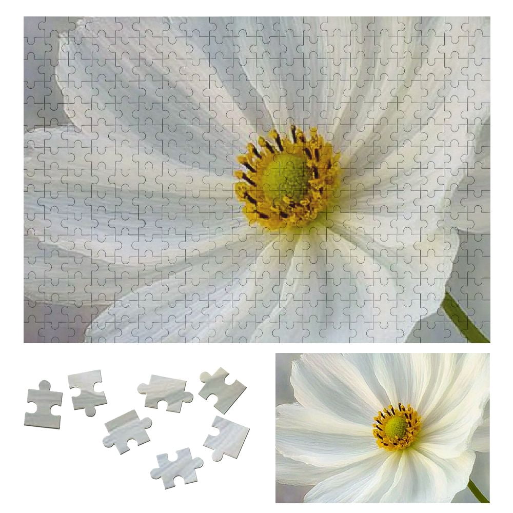 Patifu Wooden Jigsaw Puzzle Flowers Eco-Friendly Wood Gift for Family ...