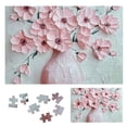 thumbnail image 1 of Patifu Wooden Jigsaw Puzzle Flowers Theme Relaxation for Family Friends Gift Eco-friendly Wood Craft 1000 PCS, 1 of 6