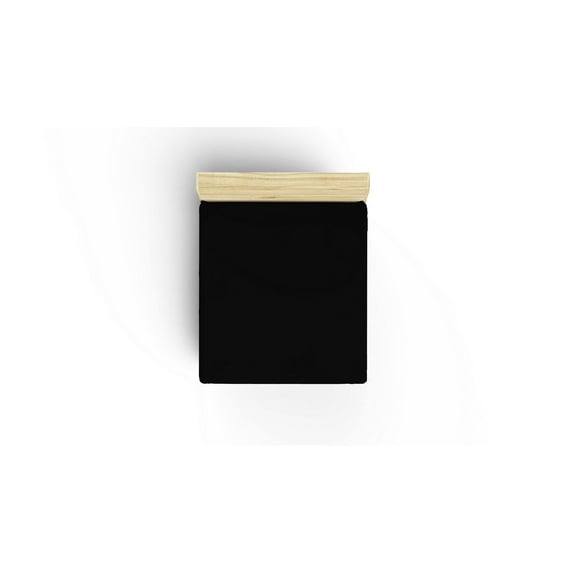 Patik - Hope - Black Ranforce Double Fitted Sheet