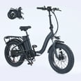 thumbnail image 1 of Patikuin Electric Bike,  500W Brushless Motor, 26"  Folding Electric Bike for Adults, 36V/10Ah Removable Battery, 7 Gears E-Bike ,Max Speed 33 Miles/Hour,4 Modes，Black, 1 of 7