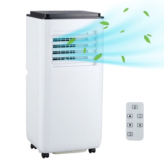 Patikuin 10000 BTU 450 Sq Ft Portable Air Conditioner, White