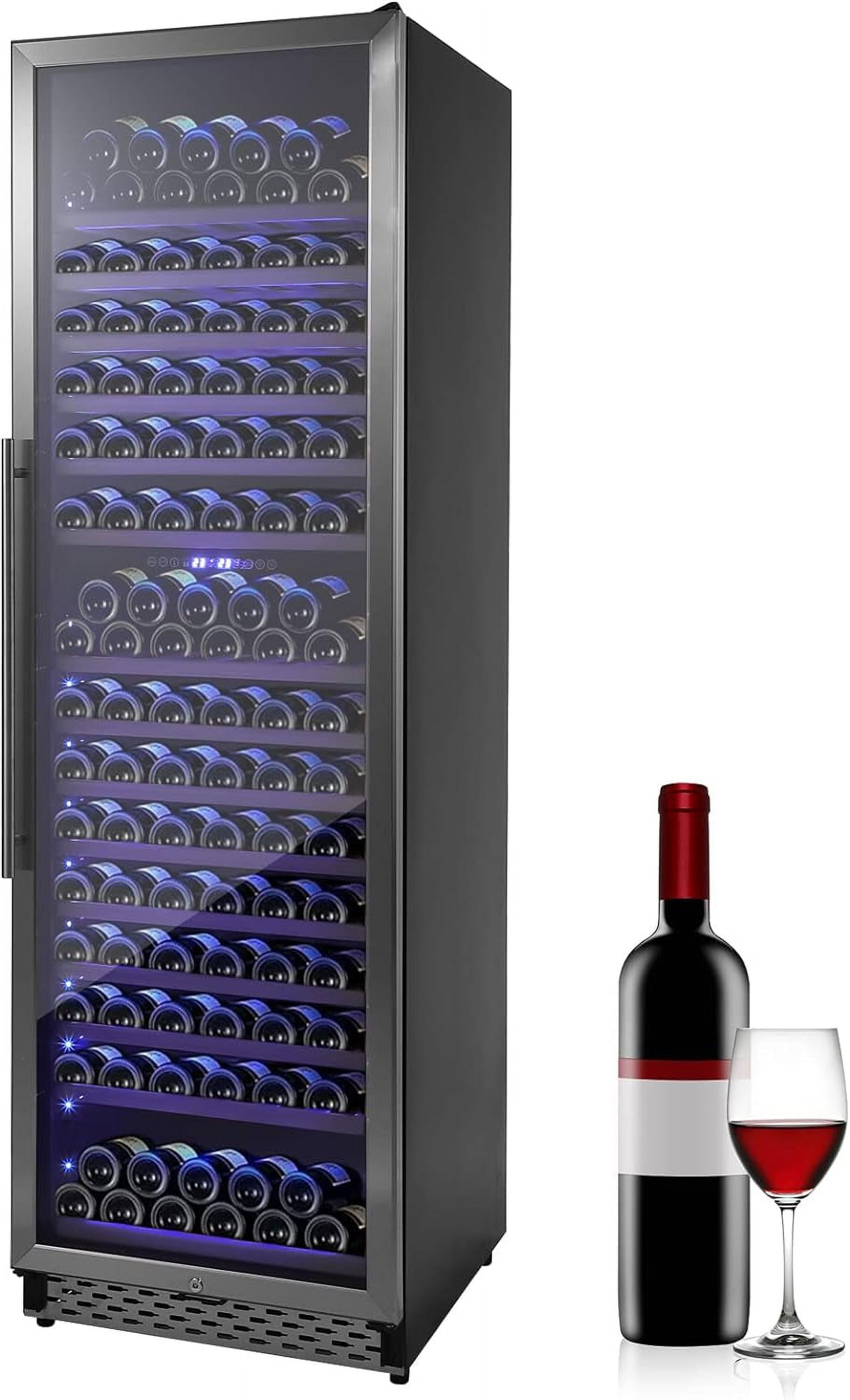 Patikuin Wine Cooler Refrigerator 187 Bottles, 24 Inch Wine Fridge