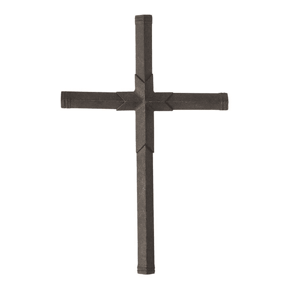Patina Bronze 15 x 12 inch Metal Wall Cross