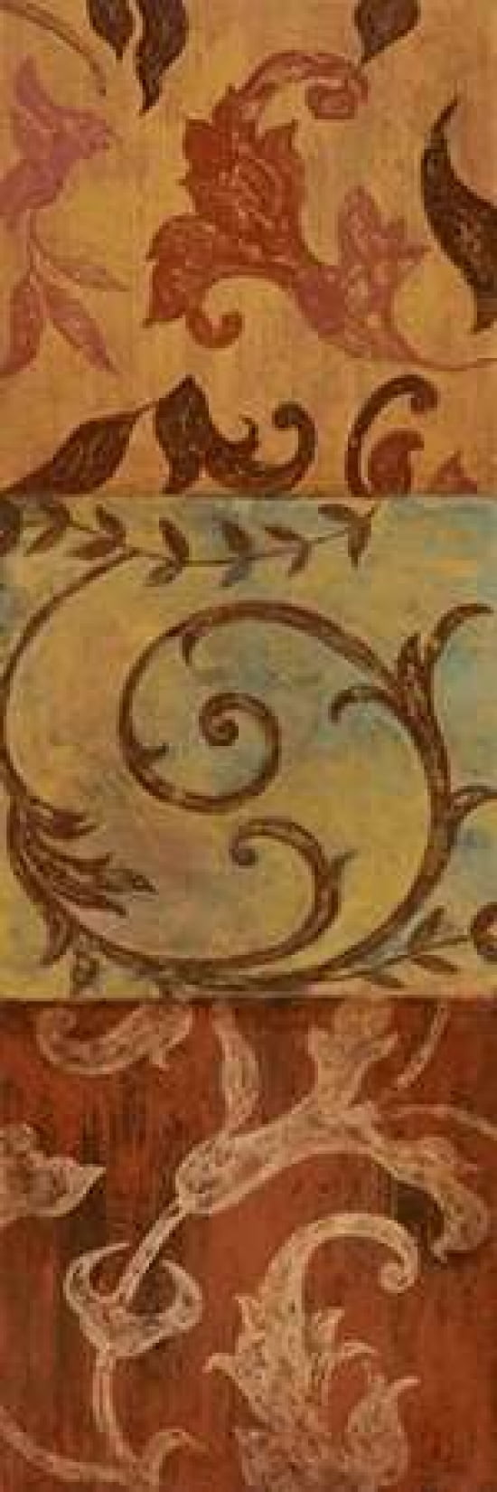 Patina Panel I Canvas Art - Tava Studios (8 x 24)