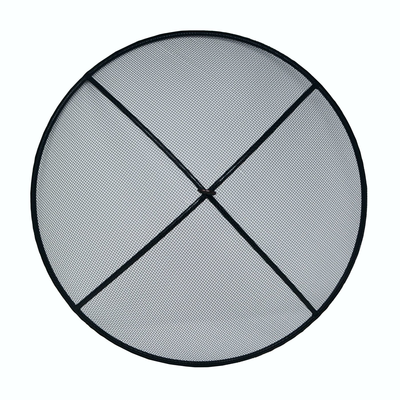 Black Powder Coated Mesh 23" Replacement Spark Screen
