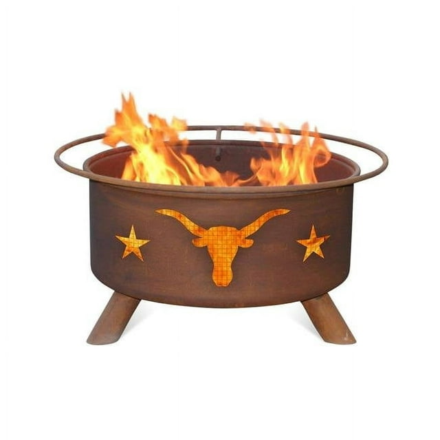 Patina Products F202 Texas Longhorn Fire Pit